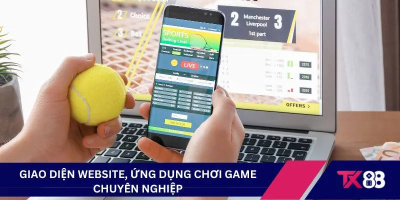 Giao diện website, ứng dụng chơi game chuyên nghiệp